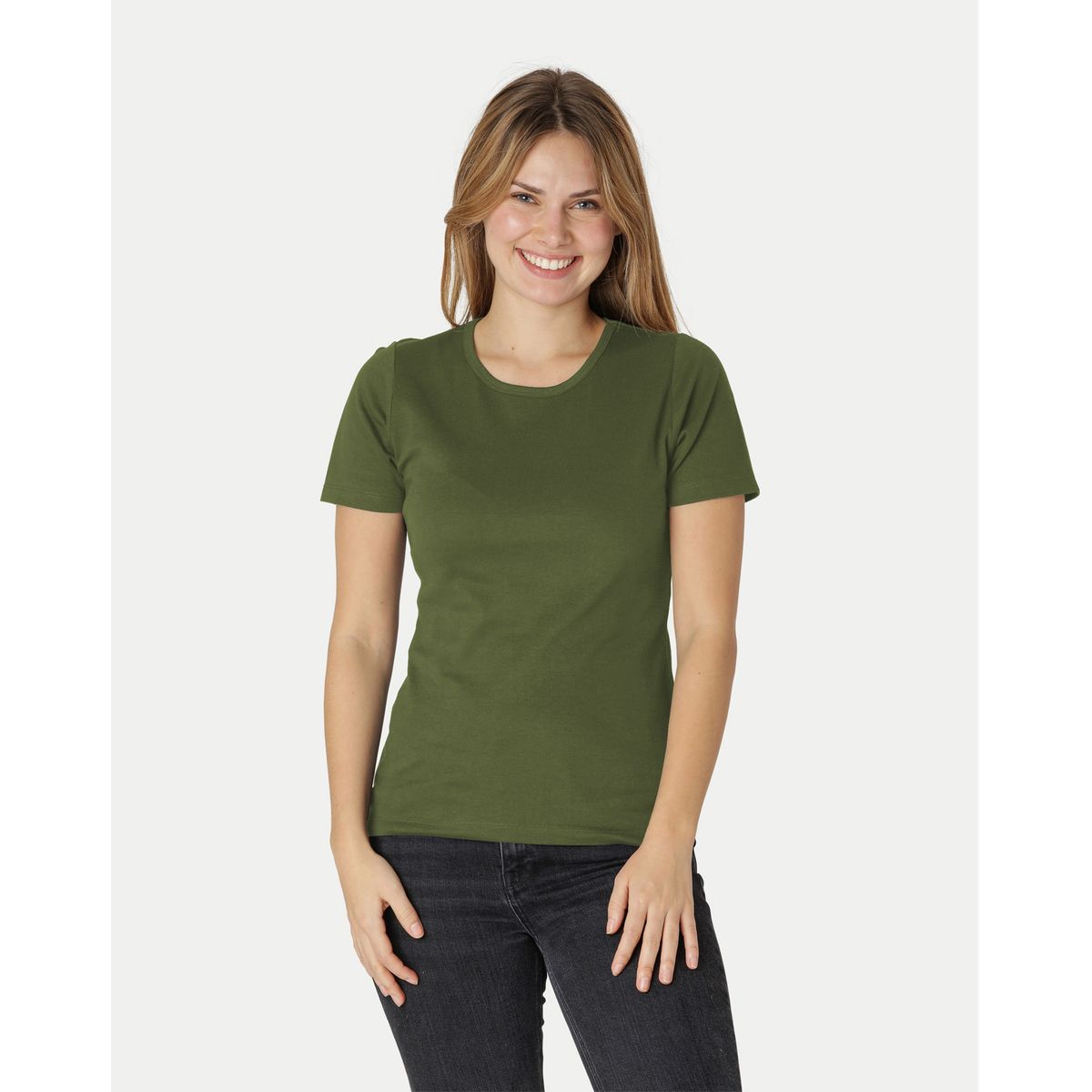 Neutral Dame Interlock T-Shirt Bottle Oliven