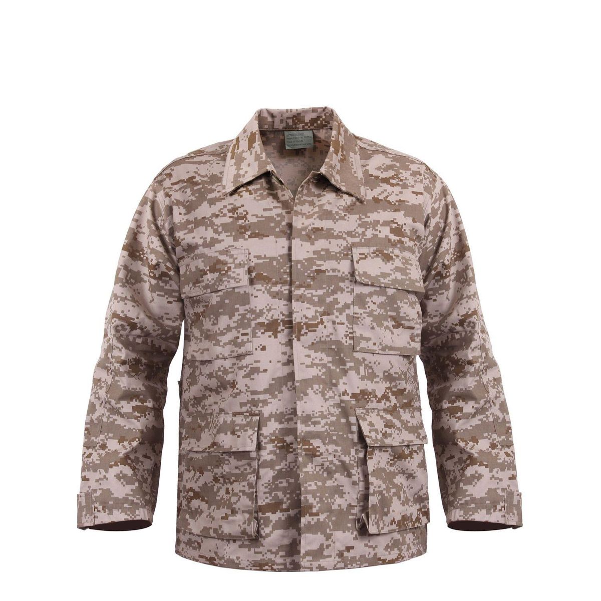 Rothco Langærmet BDU Skjorte Digital Desert Camouflage