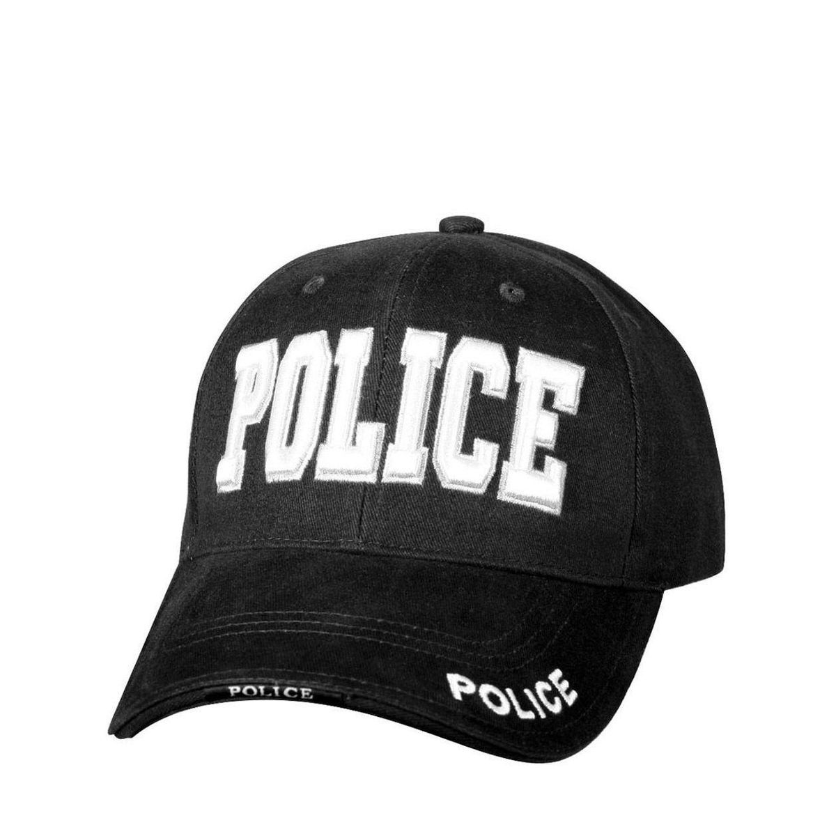 Rothco Embroidered Cap - POLICE style Black / Police