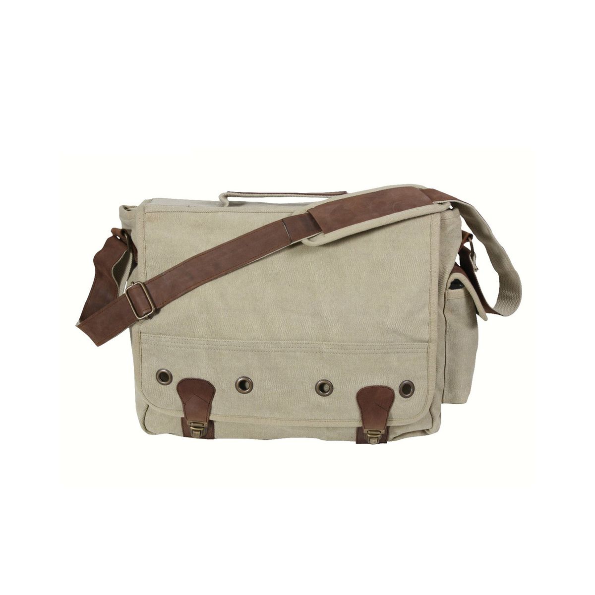 Rothco Laptop Taske i Kraftig Canvas Khaki