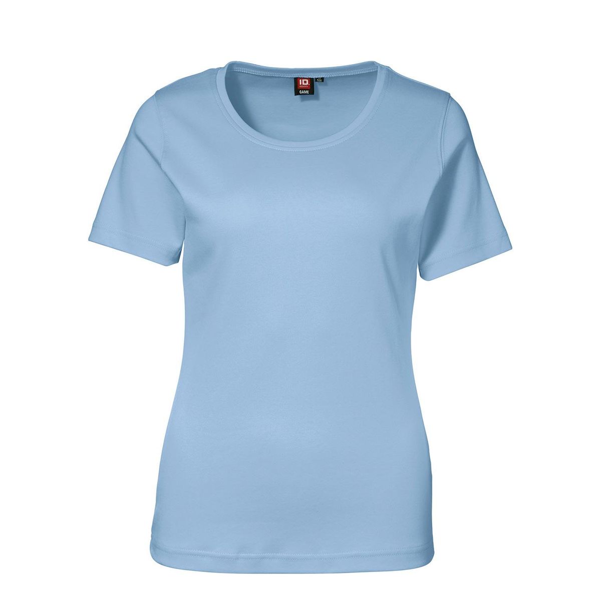 ID Interlock T-Shirt Dame Dame Lys Blå