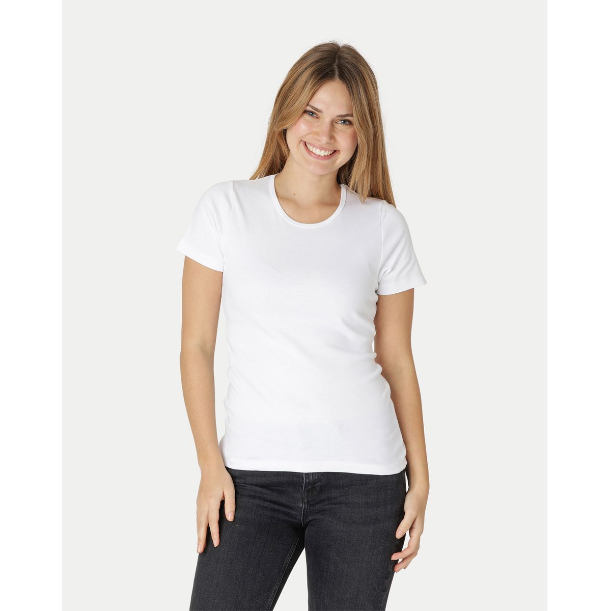 Neutral Dame Interlock T-Shirt Bottle Hvid