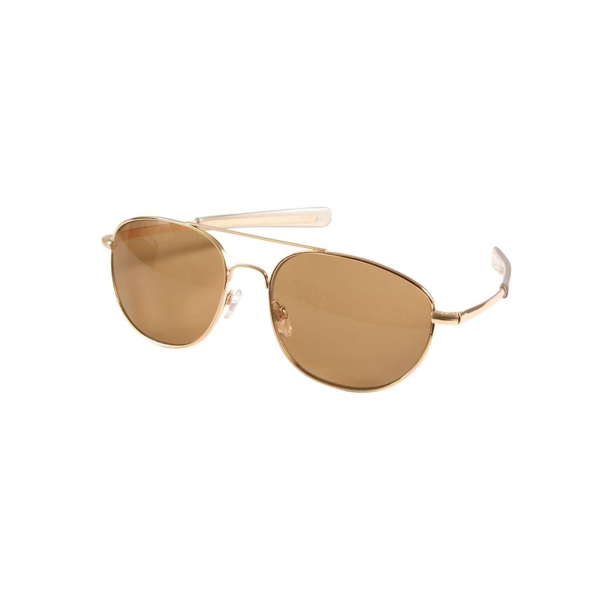 Rothco G.I. Type Pilot's Aviator Solbrille Brun / Guld ramme