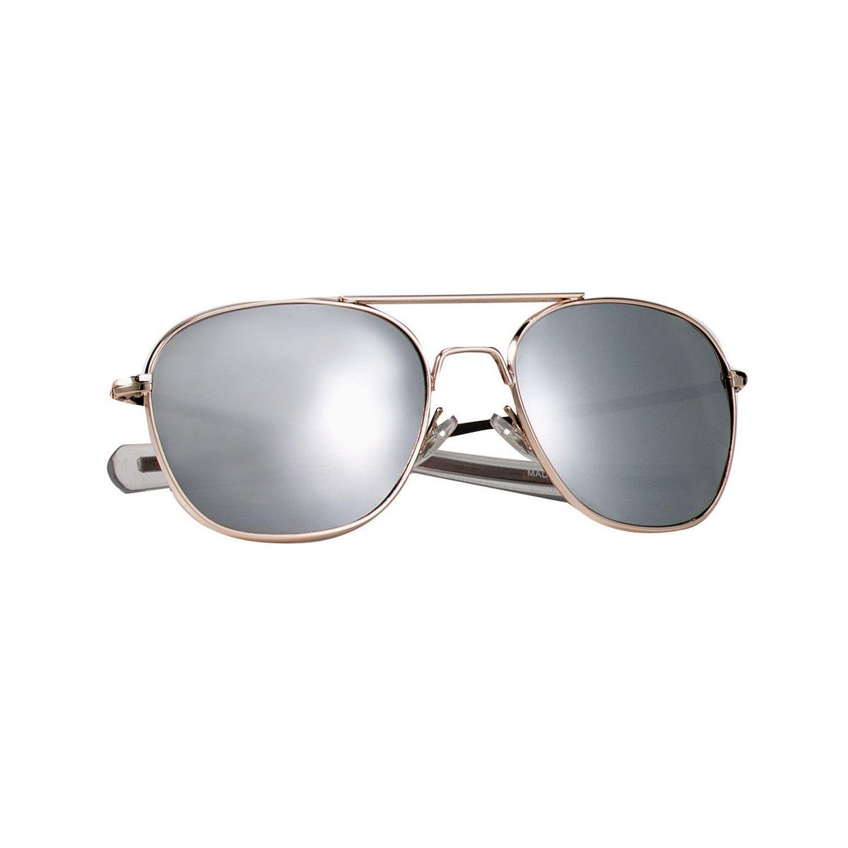 Rothco G.I. Type Pilot's Aviator Solbrille Mirror / Guld ramme