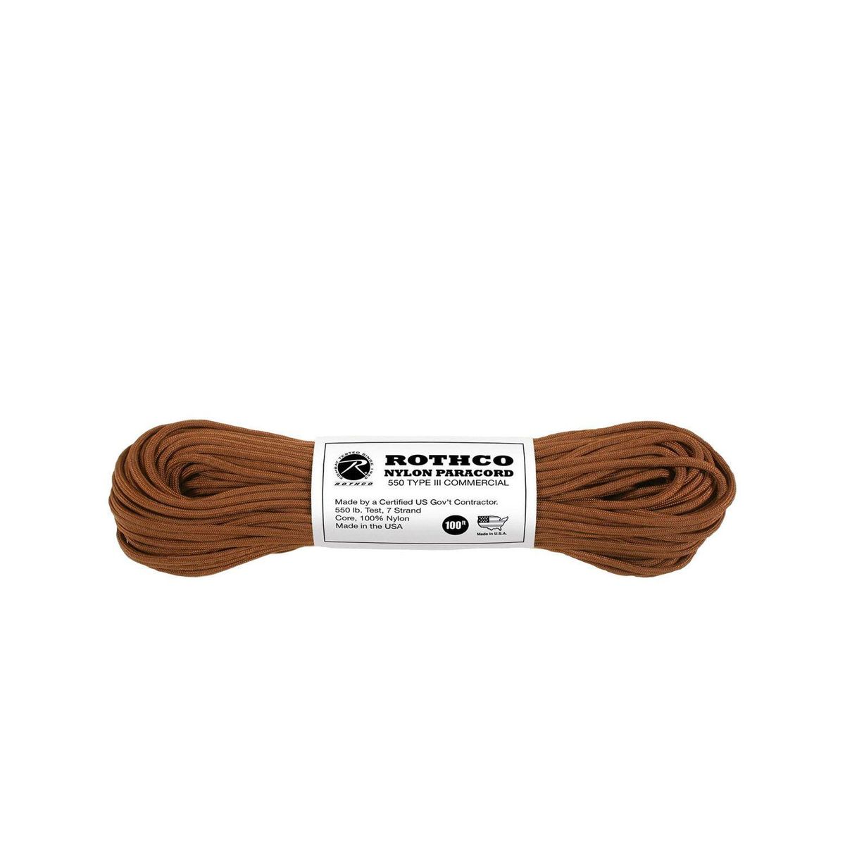 Paracord, Nylon 30m Brown