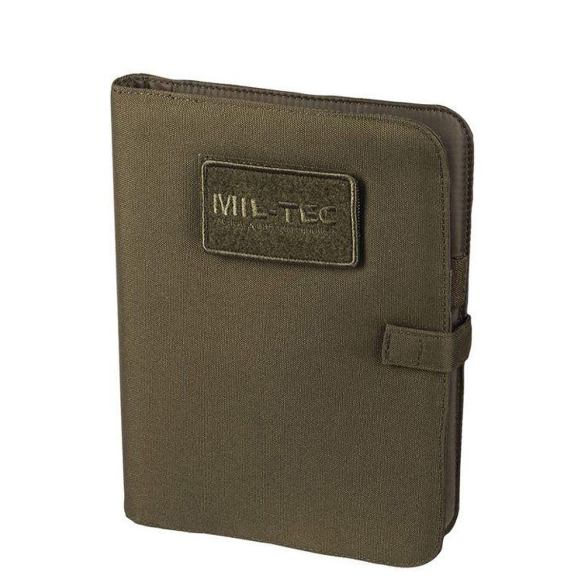 Mil-Tec Notesbog med cover Medium Oliven