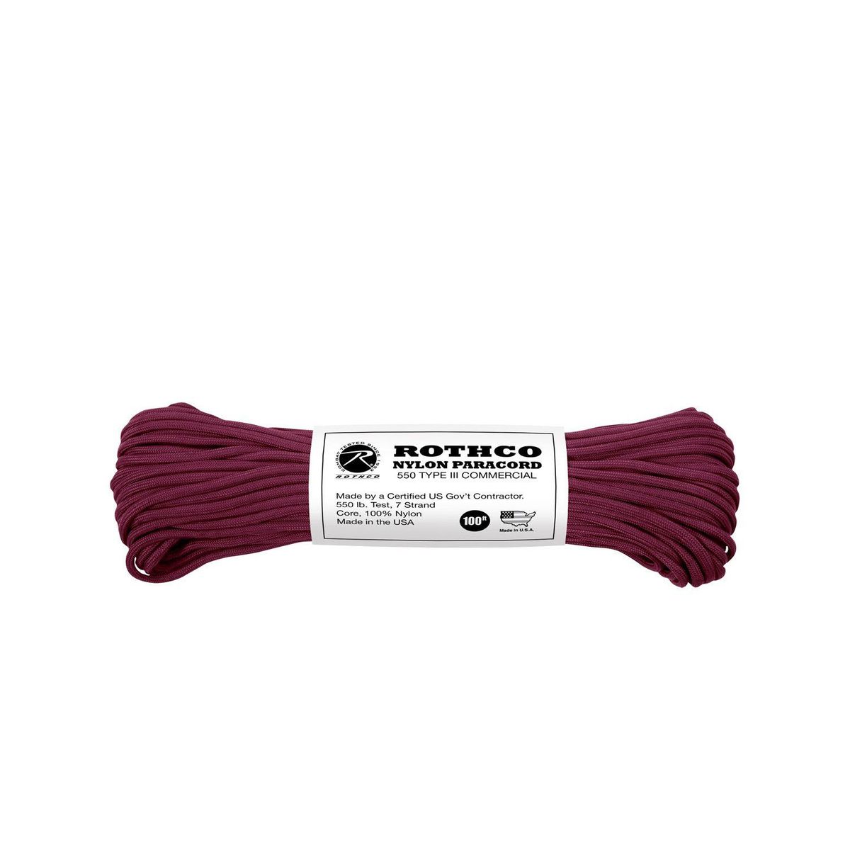 Rothco Paracord Nylon 30m Bordeaux