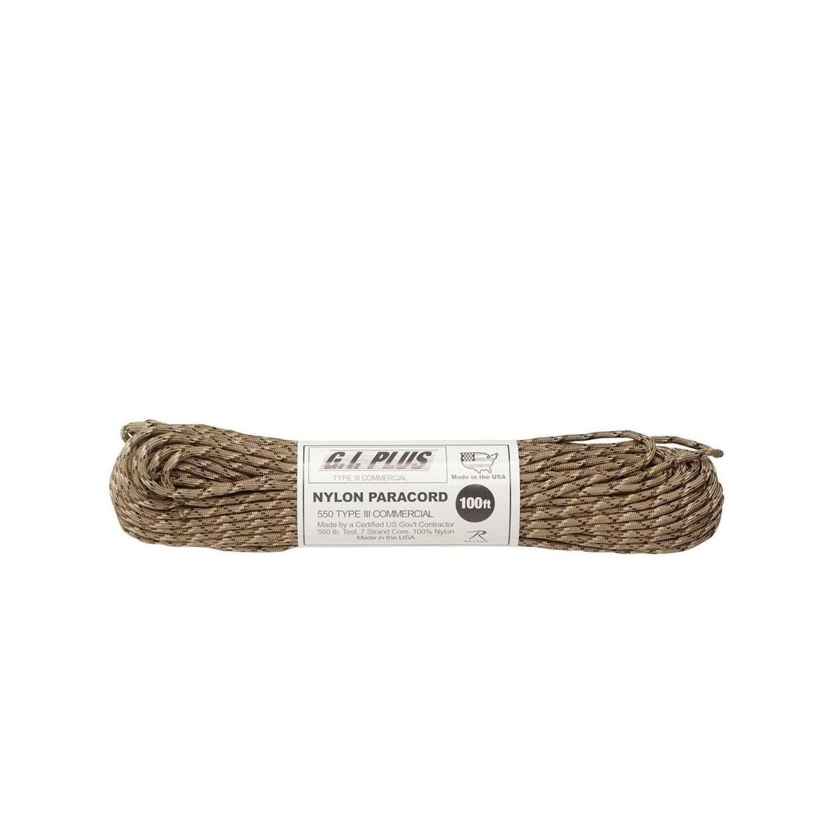 Rothco Paracord Nylon 30m Desert Camo Shades