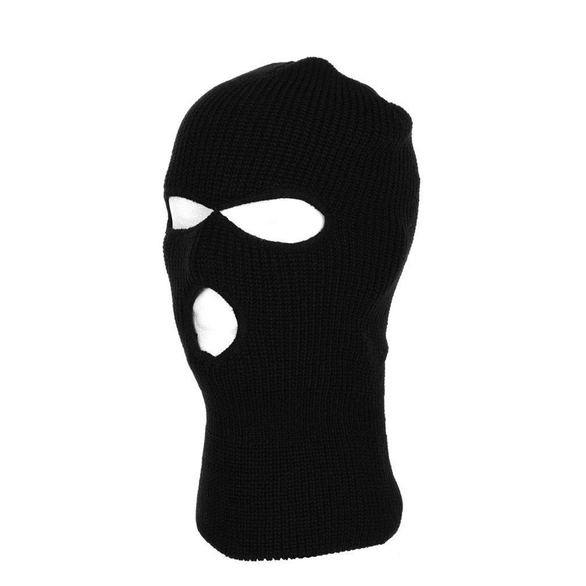 Fostex Akryl Balaclava 3-hul Sort