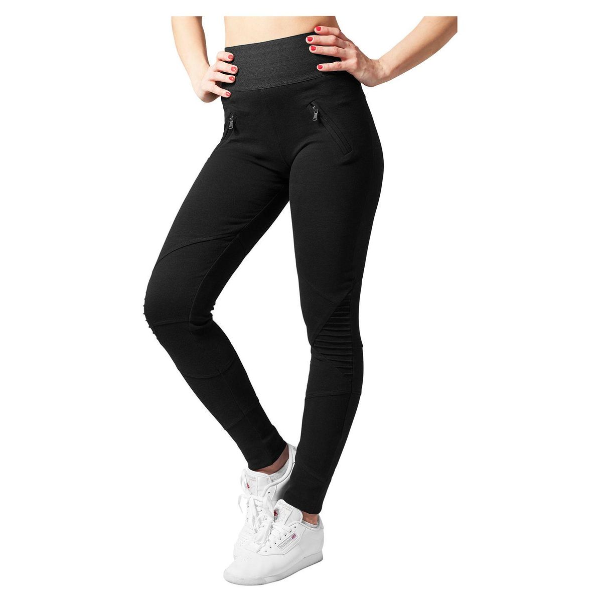 Urban Classics Leggings High Waist Sort/Sort