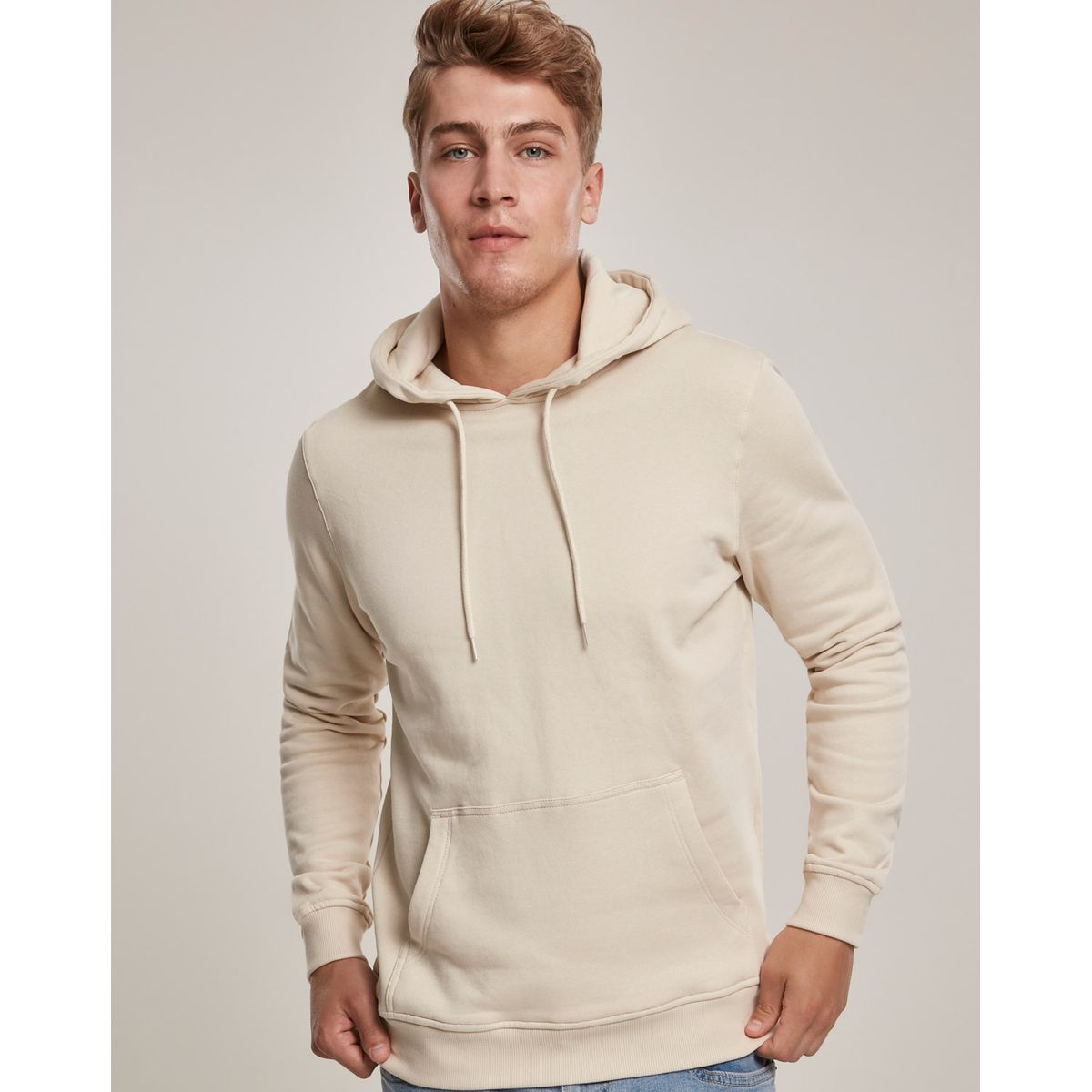 Urban Classics Økologisk Basis Hoodie Sand