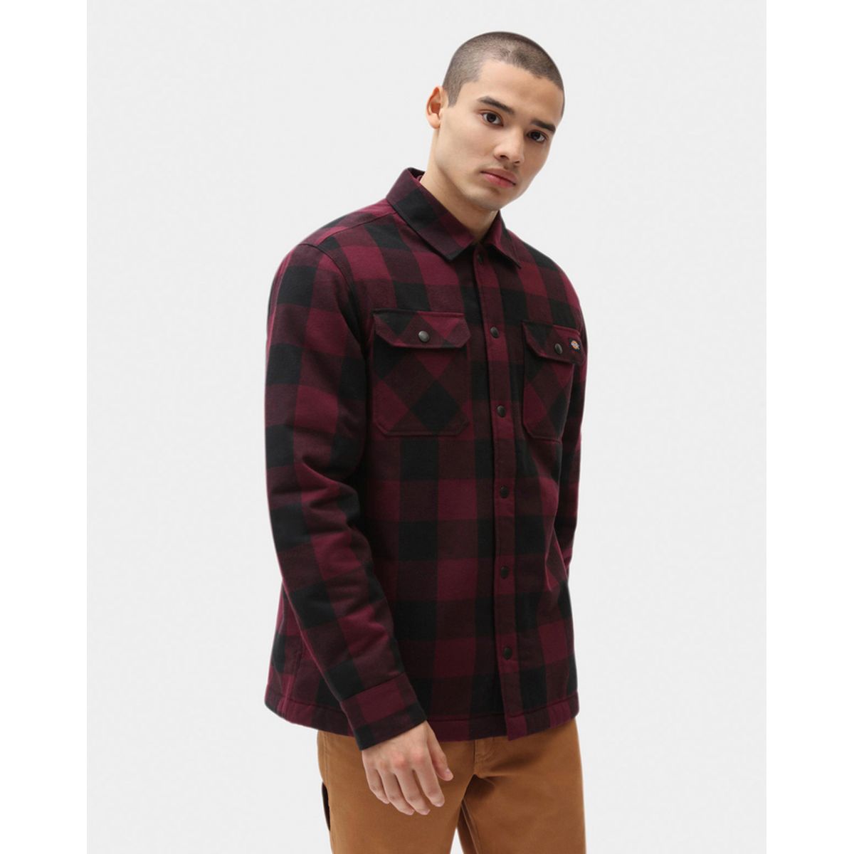 Dickies Sherpa Foret Sacramento Skjorte Bordeaux