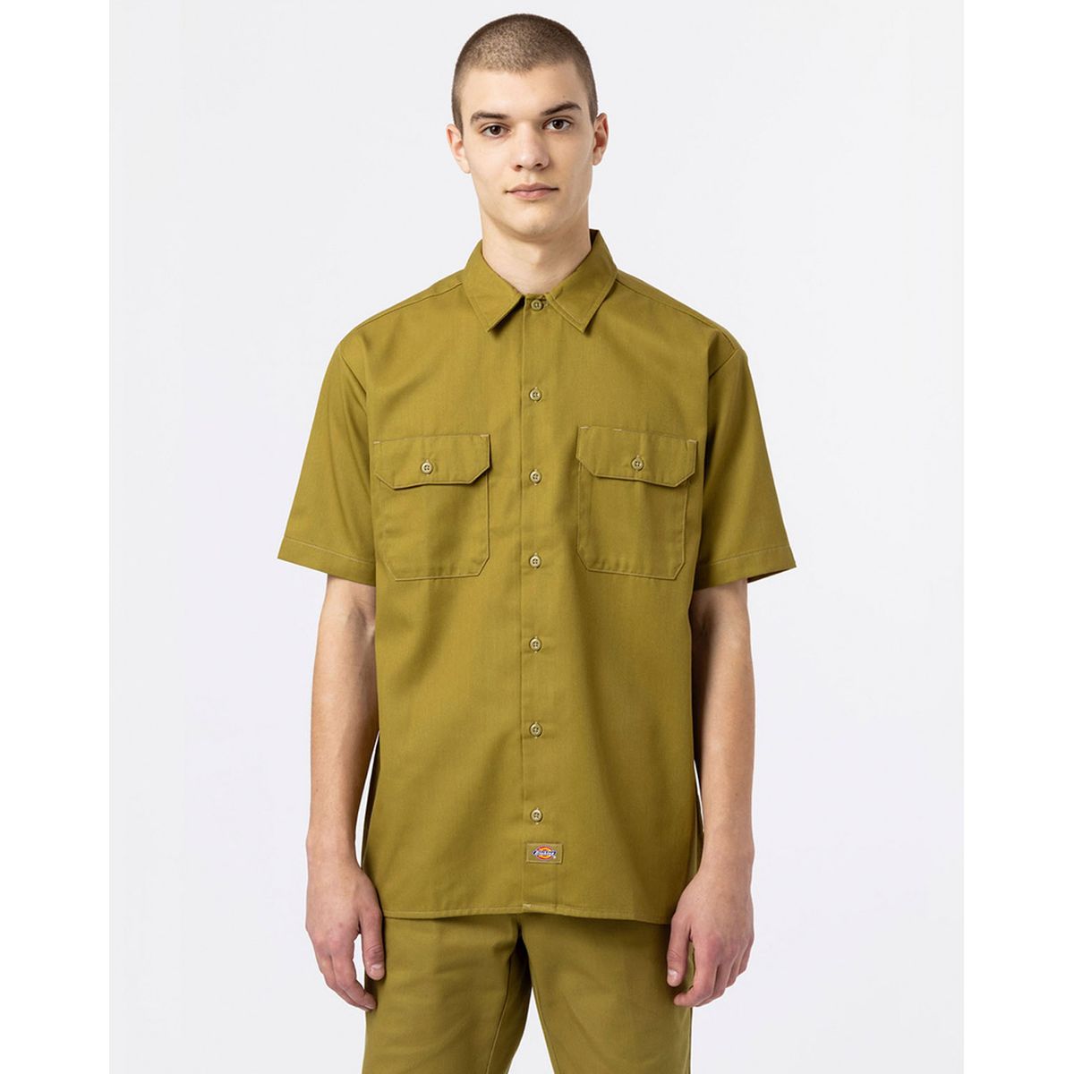 Dickies 1574 Original Kortærmet Workshirt Grøn Moss