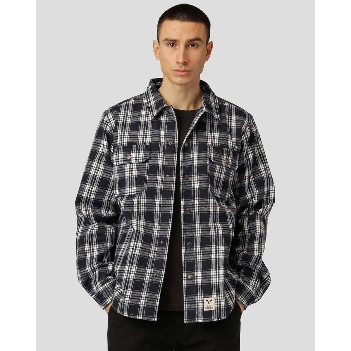 Fat Moose Ralph Overshirt Navy