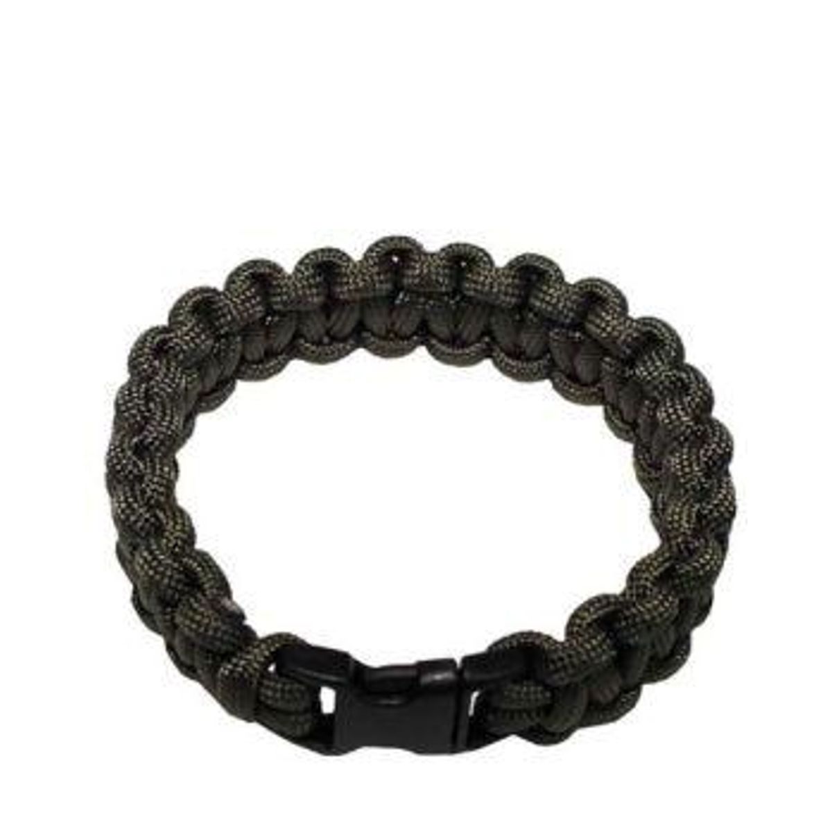 MFH Paracord Armbånd m. lille klikspænde - 1,9 cm bred Oliven