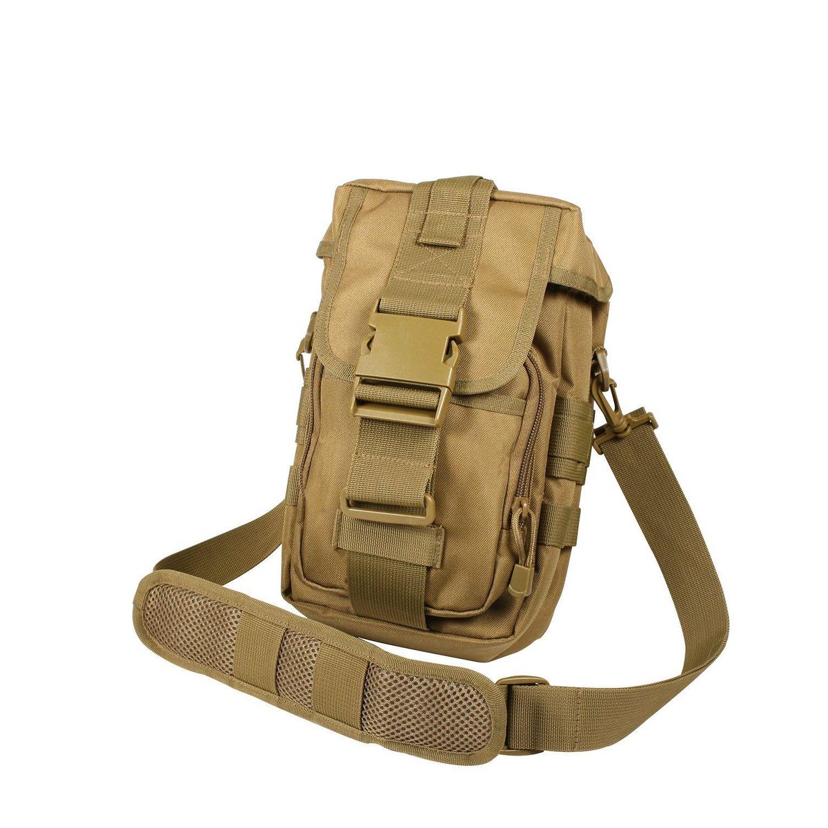 Rothco FlexiPak MOLLE Skuldertaske Coyote Brun