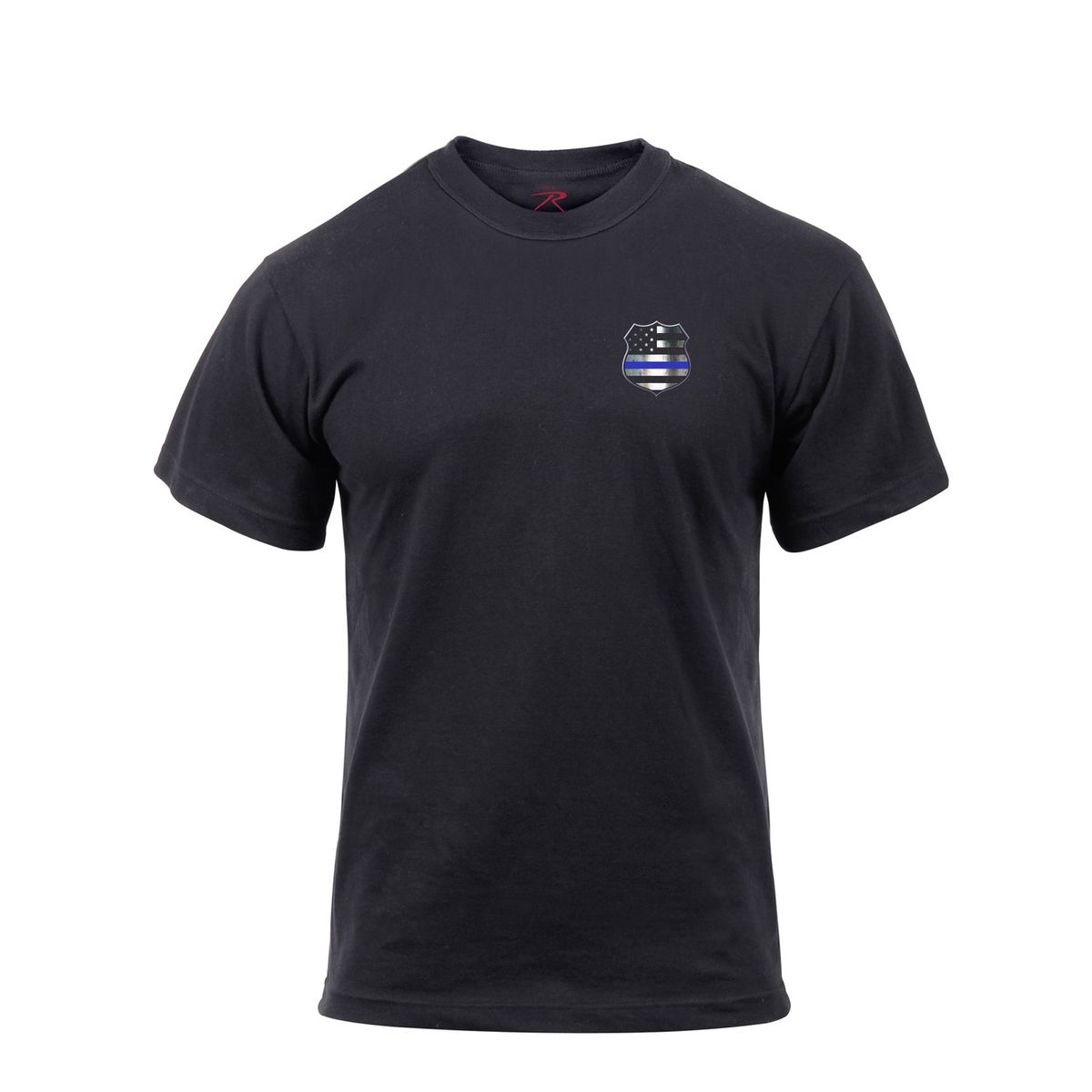 Rothco T-Shirt - Thin Blå Line Sort