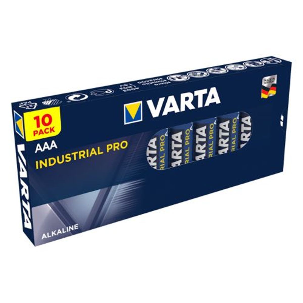 Varta - AAA - 10 stk - Alkaline Industrial (1.5V)