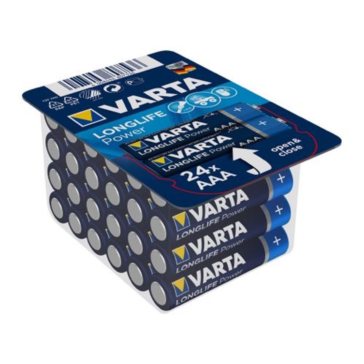 Varta - AAA - 24 stk - Alkaline Longlife Power (1.5V)