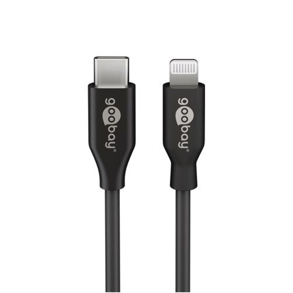 Goobay - USB-C kabel Apple MFi certified (USB-A / Apple Lightning) (Han-Han) (Sort) - 1,0 m