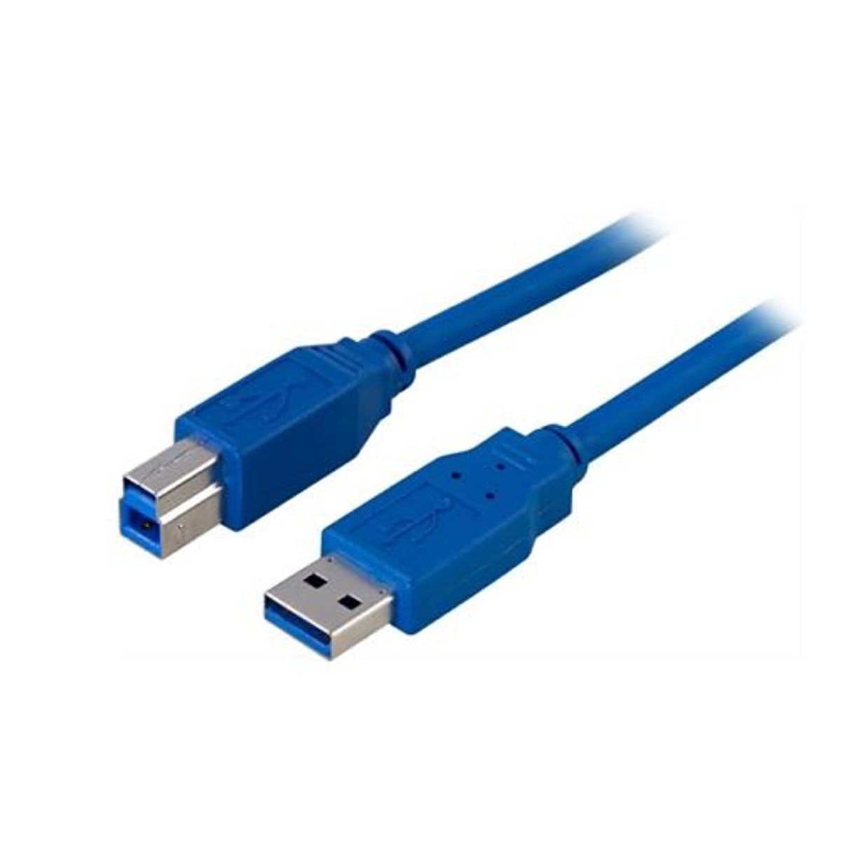 Deltaco - USB 3.0 SuperSpeed kabel (USB-A / USB-B) (Han-Han) (Blå) - 3,0 m