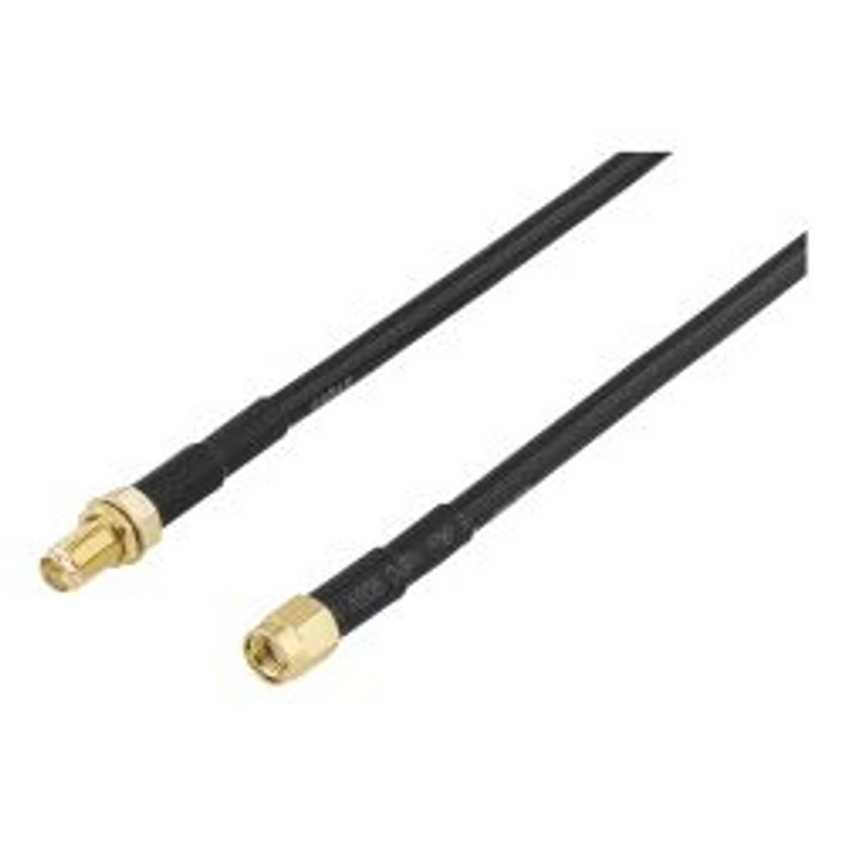 Deltaco Antenna Cable, Rp-sma Male - Rp-sma Female, 1m - Ledning