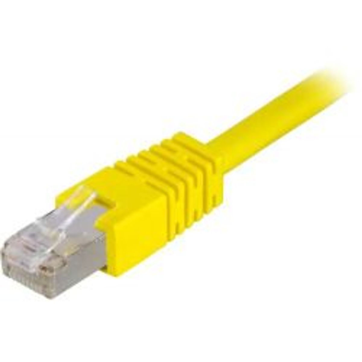 Deltaco F/utp Cat6 Patch Cable, Lszh, 0.7m, Yellow - Ledning