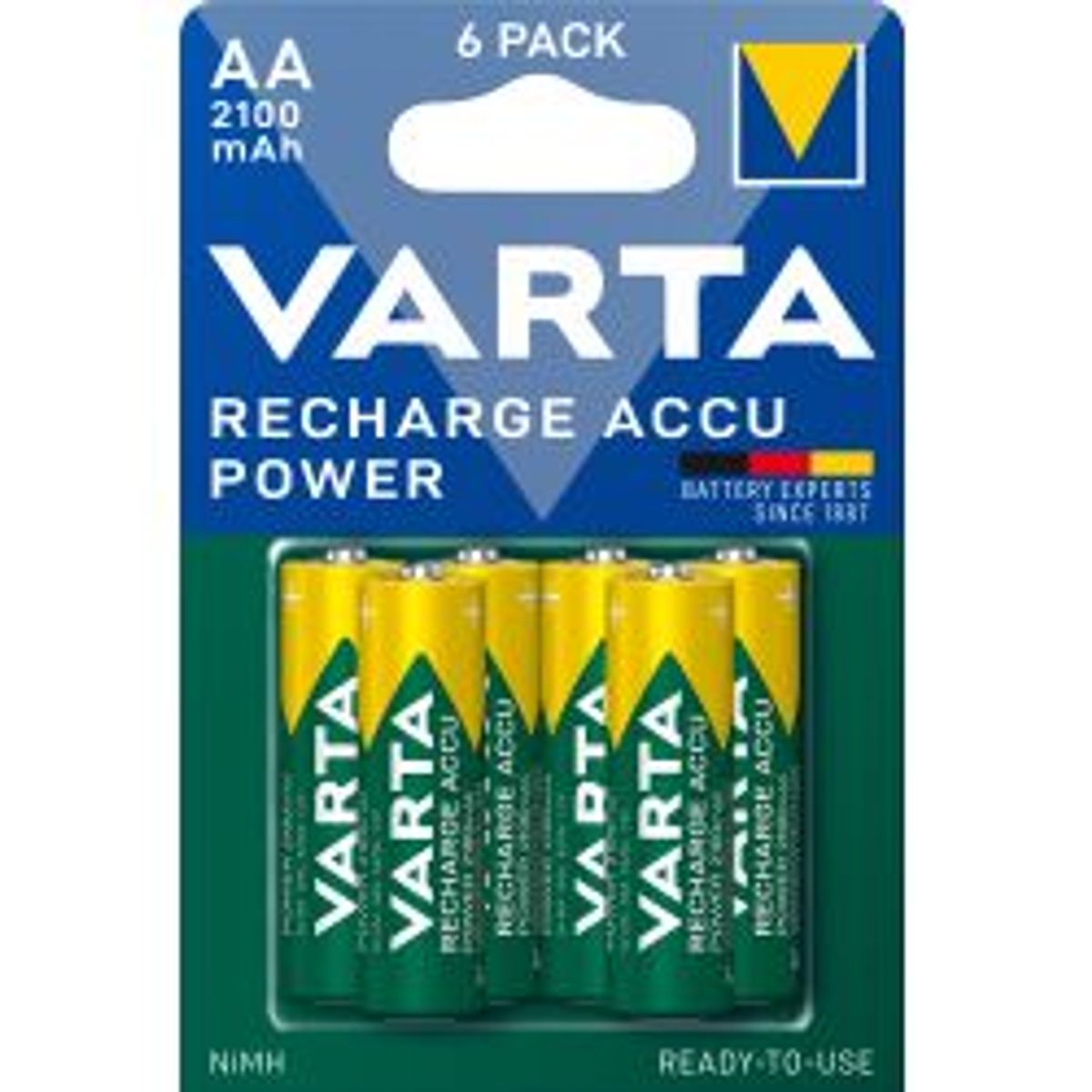 Varta Recharge Charge Accu Power Aa 2100mah 6 Pack - Batteri