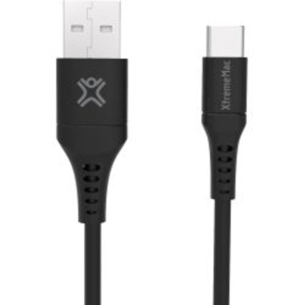 Xtrememac Flexicable Usb-a To Usb-c, 1m, Black - Ledning