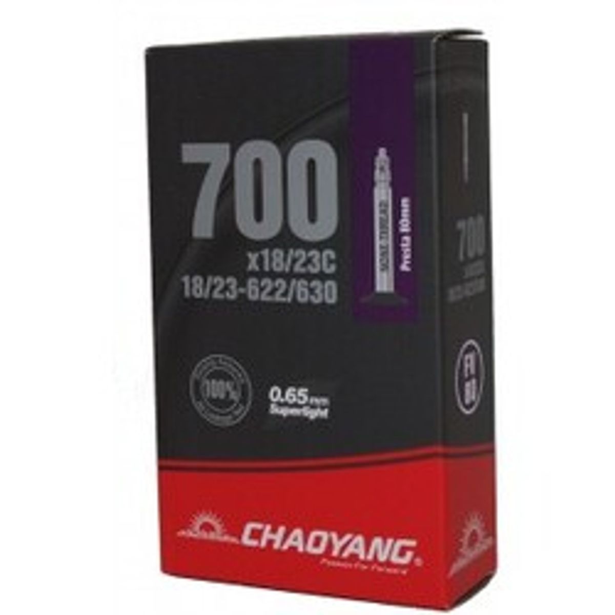 Chaoyang Slange Light 700x18/23c Presta 80mm - Cykelslange