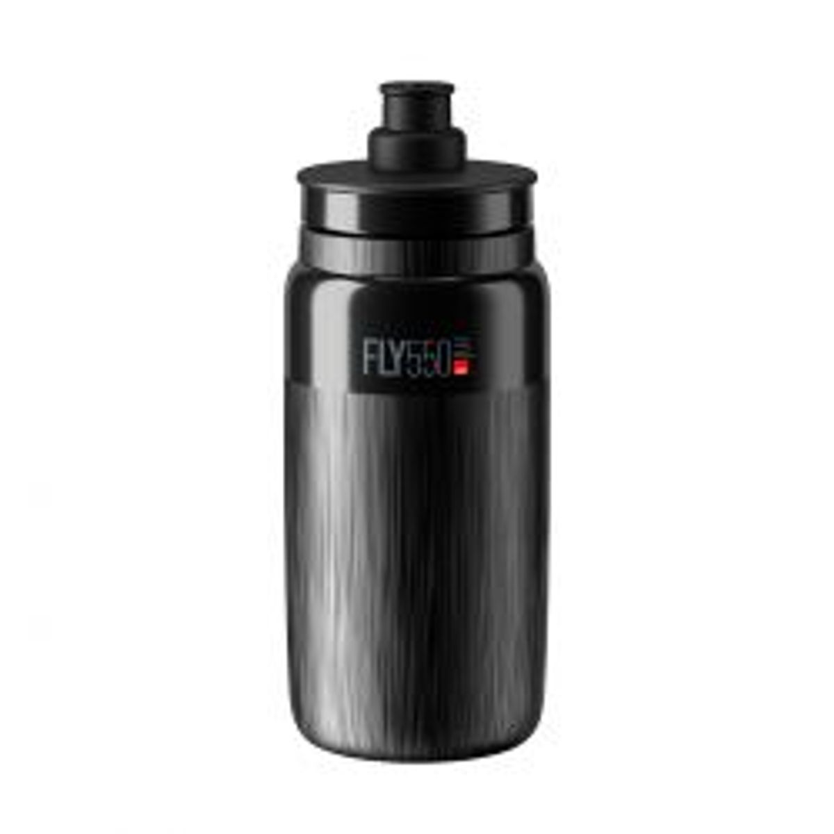 Elite Bottle Fly Tex Black, Grey Logo 550ml - Drikkeflaske