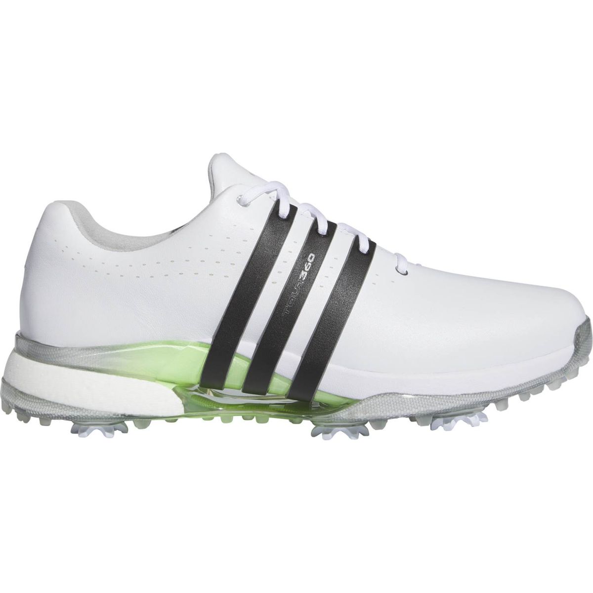 Adidas Tour 360 (2024) Vandtætte Herre Golfsko Med Spikes - Ftwwht/Cblack/Grespa - Str. 44 2/3 Normal