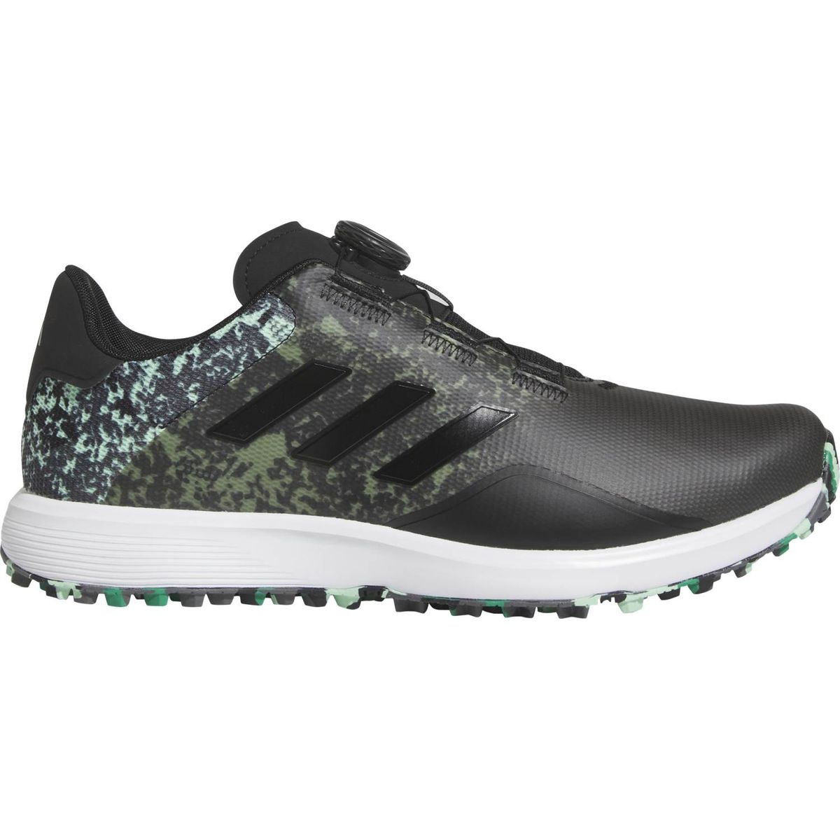 Adidas S2G SL (2023) BOA Vandtætte Herre Golfsko Uden Spikes - Cblack/Cblack/Pulmin - Str. 41 1/3 Normal