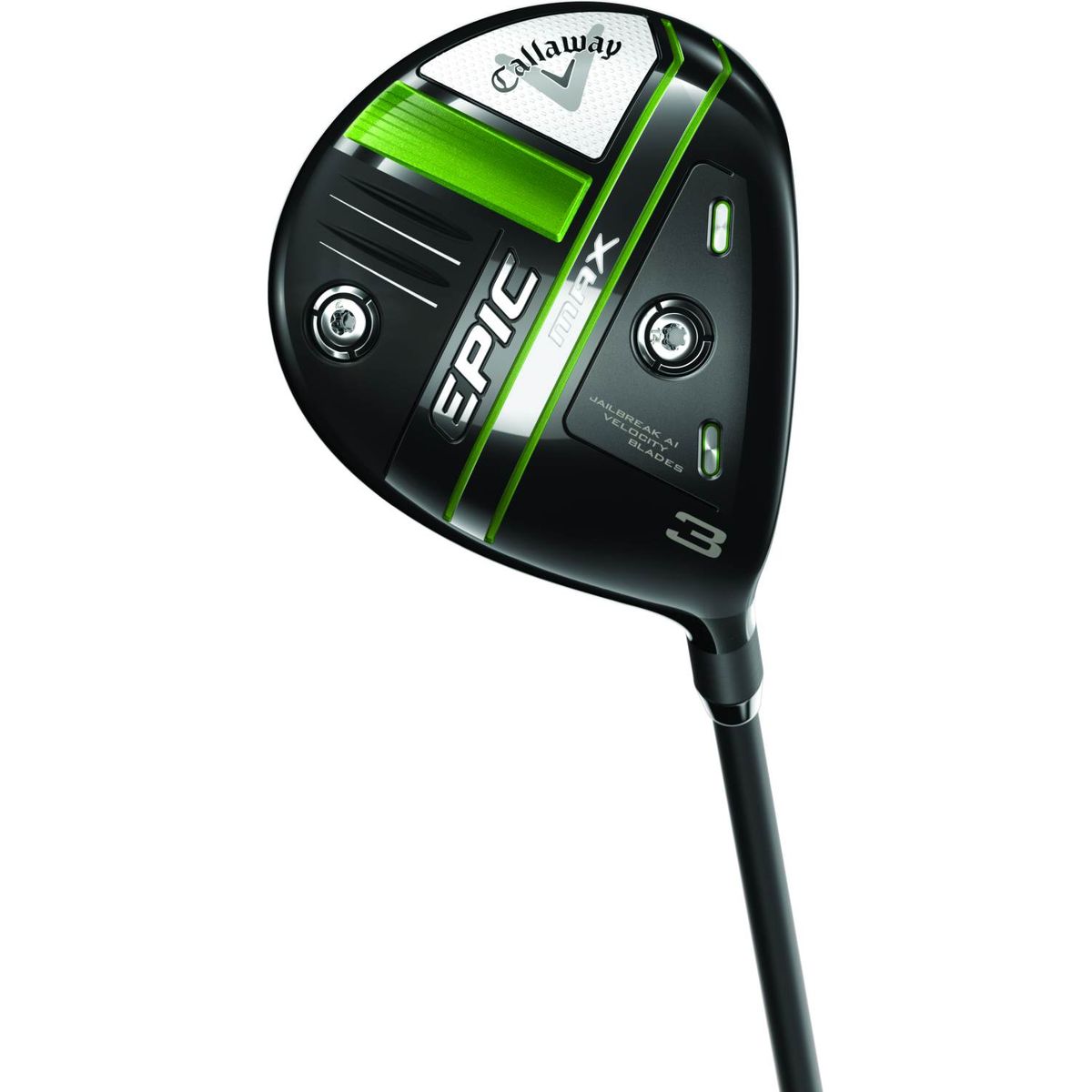 Callaway Epic Max Dame Fairwaykølle - Sort - Højre - 25.0° (11 Kølle) - True Temper Project X - Cypher 40 Dame 4.0 Grafit