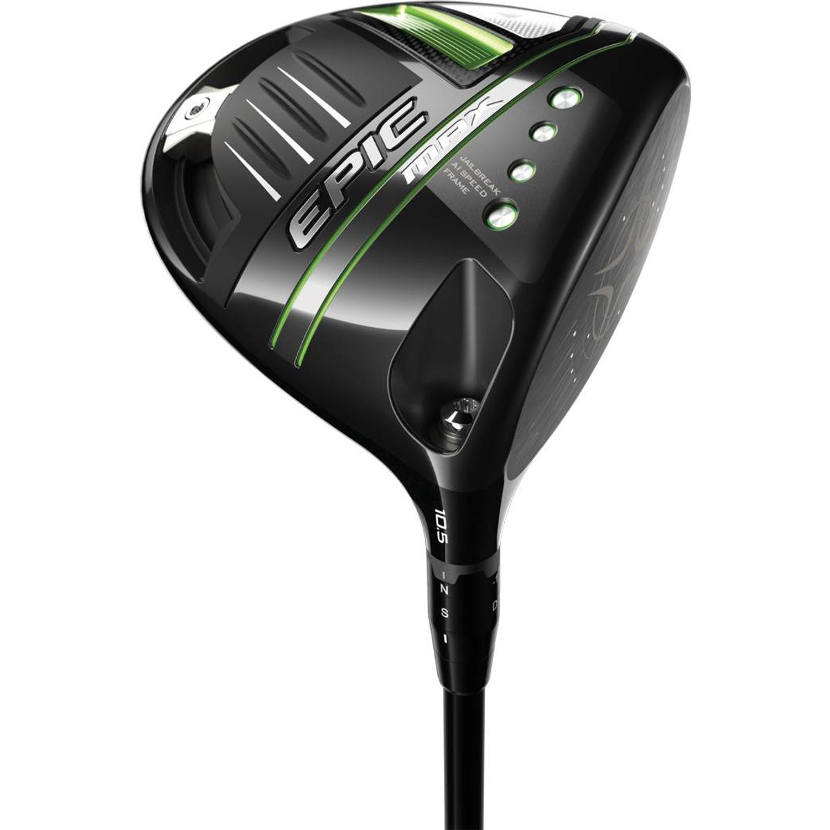 Callaway Epic Max Herre Driver - Sort - Venstre - 12.0° - True Temper Project X - HZRDUS Smoke IM10 60 Regular 5.5 Grafit