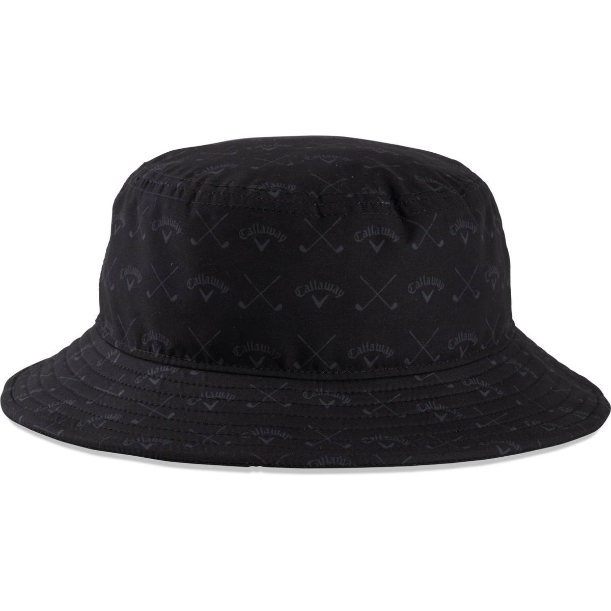 Callaway Hyperdry Bucket Hat Herre Kasket - Black/Charcoal - Str. L / XL