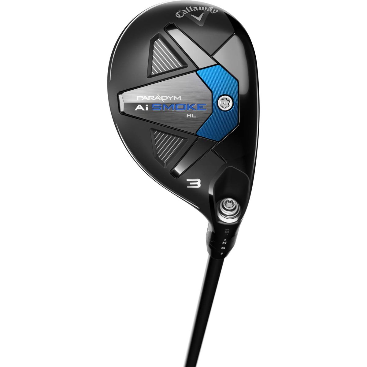 Callaway Paradym Ai Smoke HL Herre Hybridkølle - Sort - Højre - 33.0° (8 Kølle) - True Temper Project X Cypher 2.0 50 (2024) Senior 5.0 Grafit