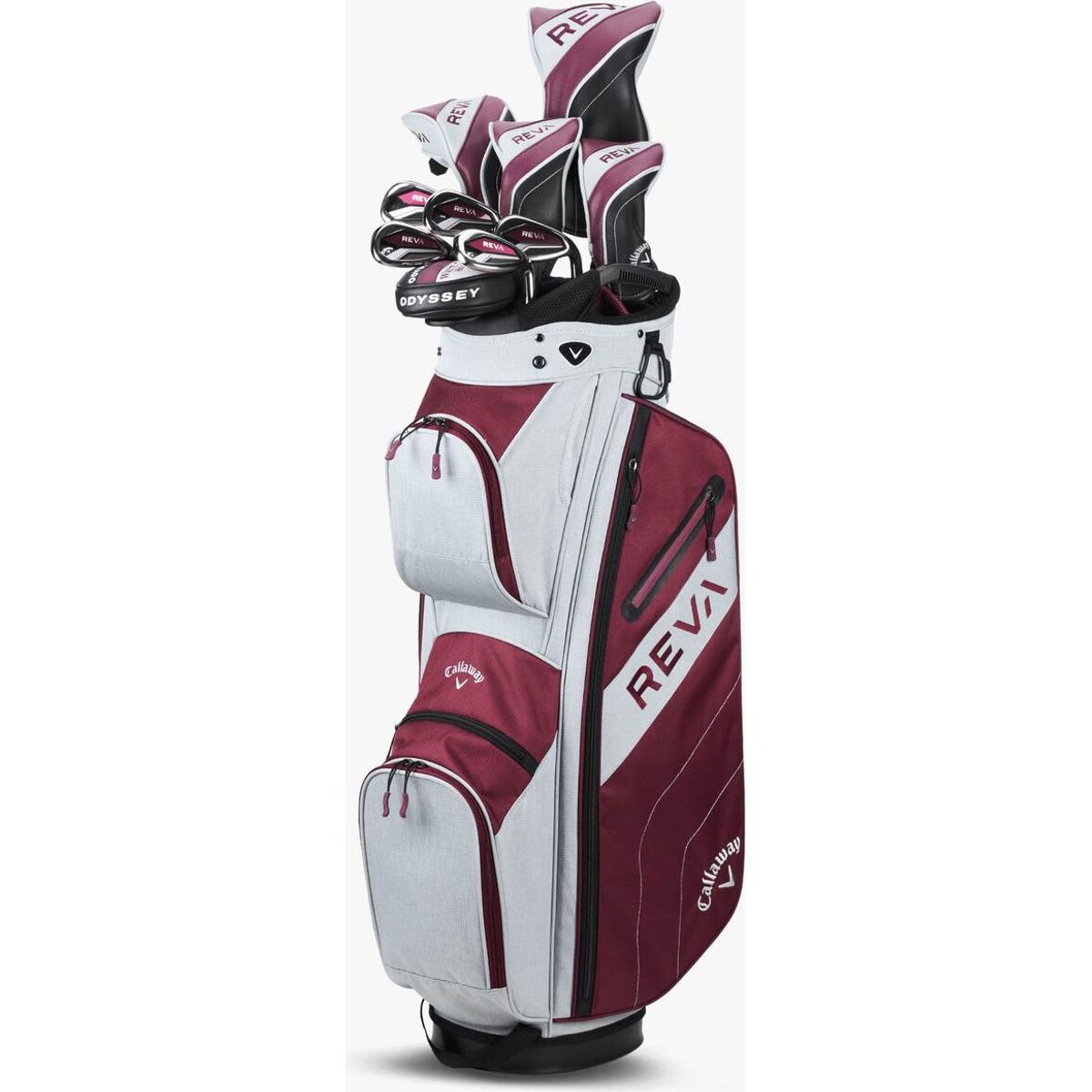 Callaway Reva (2024) Dame Golfsæt - Eggplant - Højre - DR, 5W, 6H, 7, 9, SW, Putter - Callaway Reva Dame Grafit