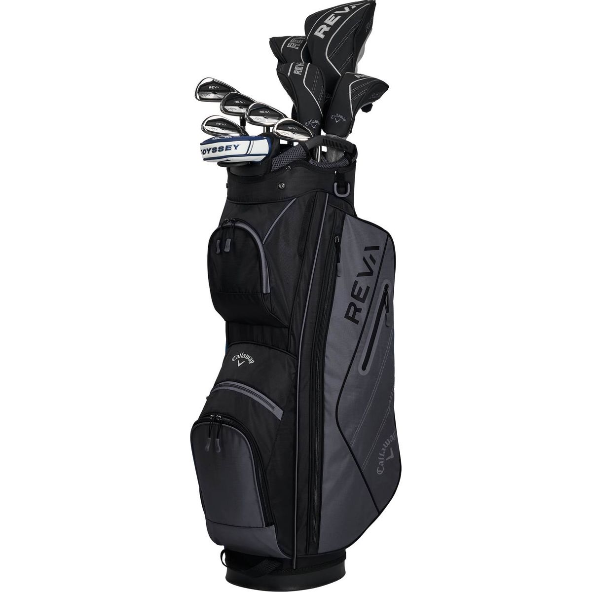 Callaway Reva Dame Golfsæt - Black - Venstre - DR, FW, 5H, 7-9, SW, Putter - Callaway RCH 40 Dame Grafit