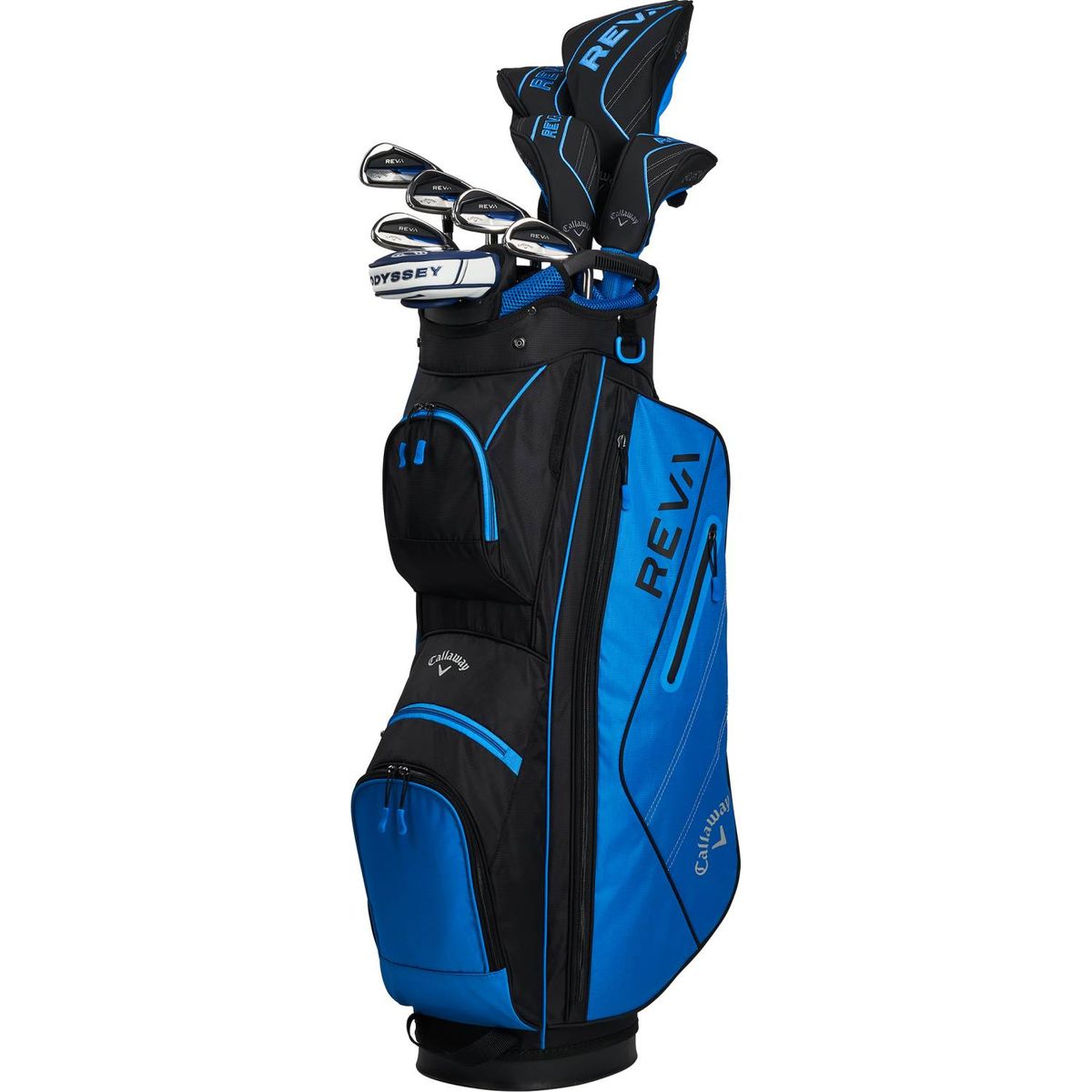 Callaway Reva Dame Golfsæt - Blue - Højre - DR, FW, 5H, 7-9, SW, Putter - Callaway RCH 40 Dame Grafit