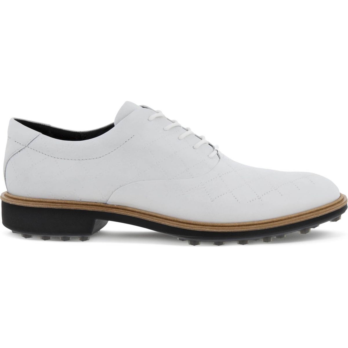 Ecco Classic Hybrid Vandtætte Herre Golfsko Uden Spikes - White - Str. 44 Normal