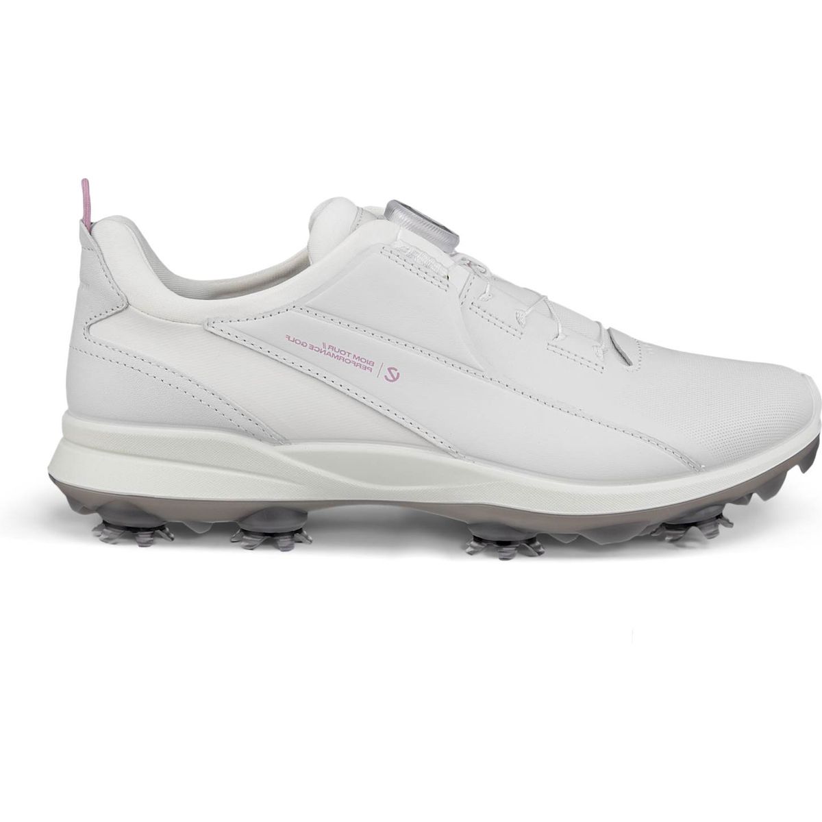 Ecco Biom Tour BOA Vandtætte Dame Golfsko Med Spikes - White - Str. 39 Normal