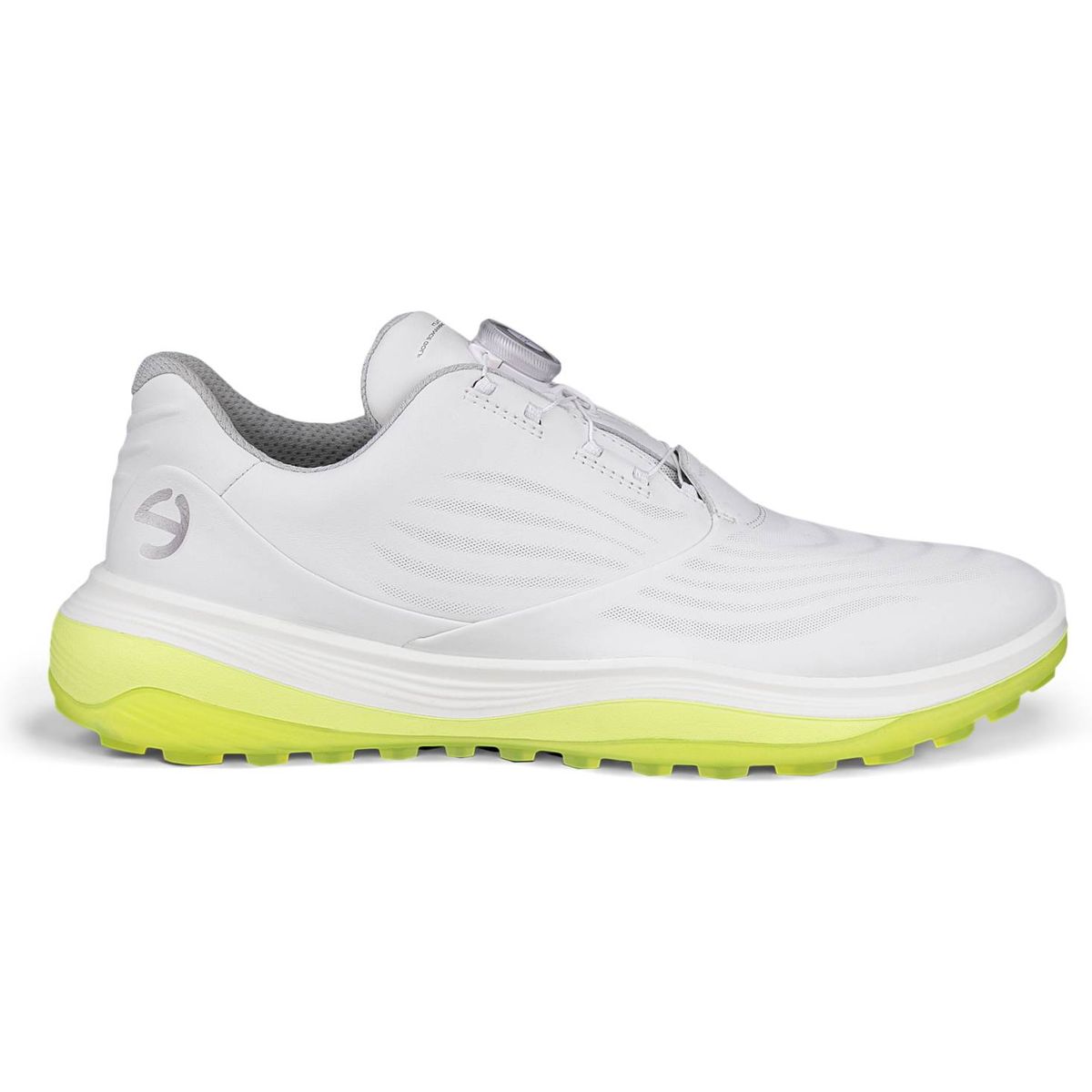 Ecco LT1 BOA Vandtætte Herre Golfsko Uden Spikes - White - Str. 39 Normal