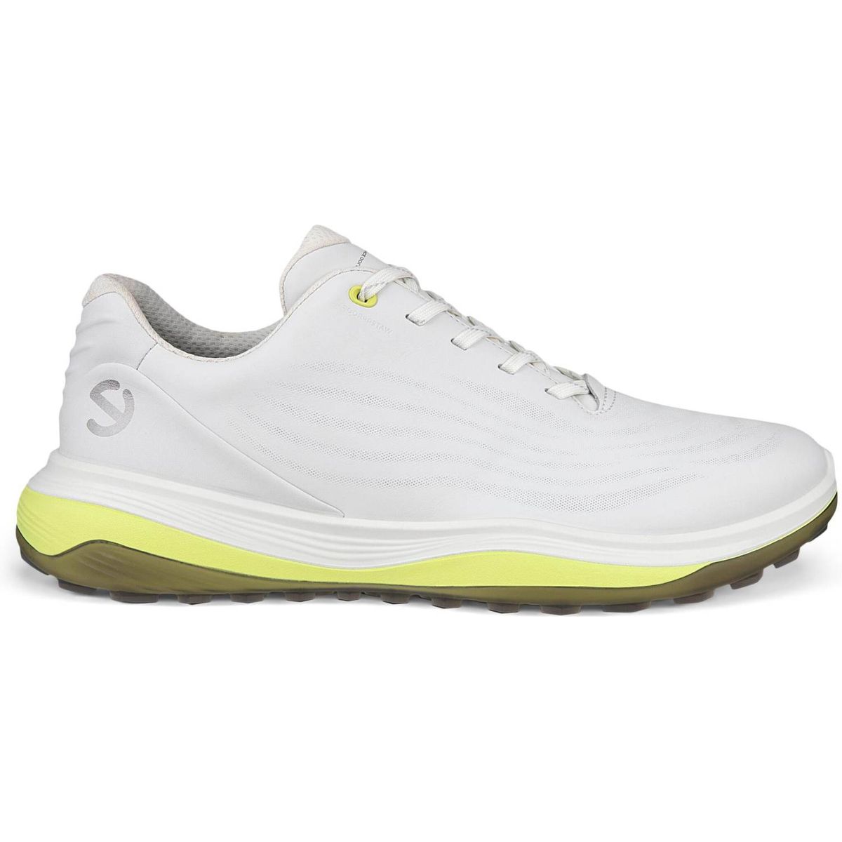 Ecco LT1 Vandtætte Herre Golfsko Uden Spikes - White - Str. 42 Normal