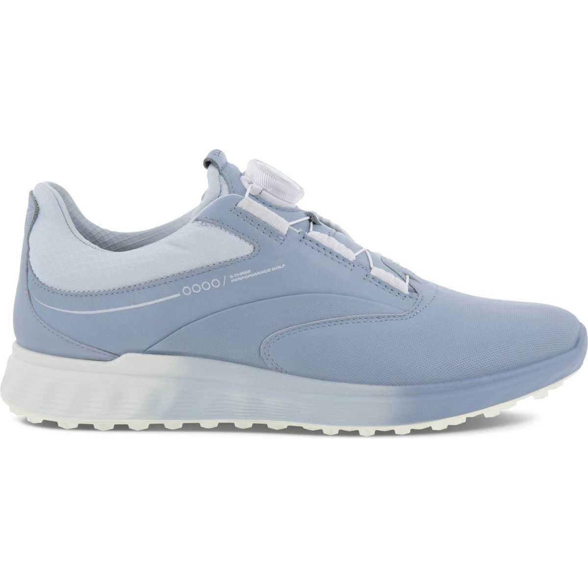 Ecco S-Three (2023) BOA Vandtætte Dame Golfsko Uden Spikes - Dusty Blue/Air - Str. 39 Normal