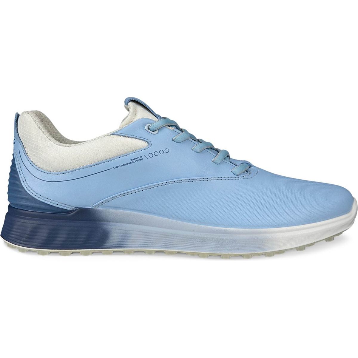 Ecco S-Three (2023) Vandtætte Dame Golfsko Uden Spikes - Bluebell/Retro Blue - Str. 37 Normal