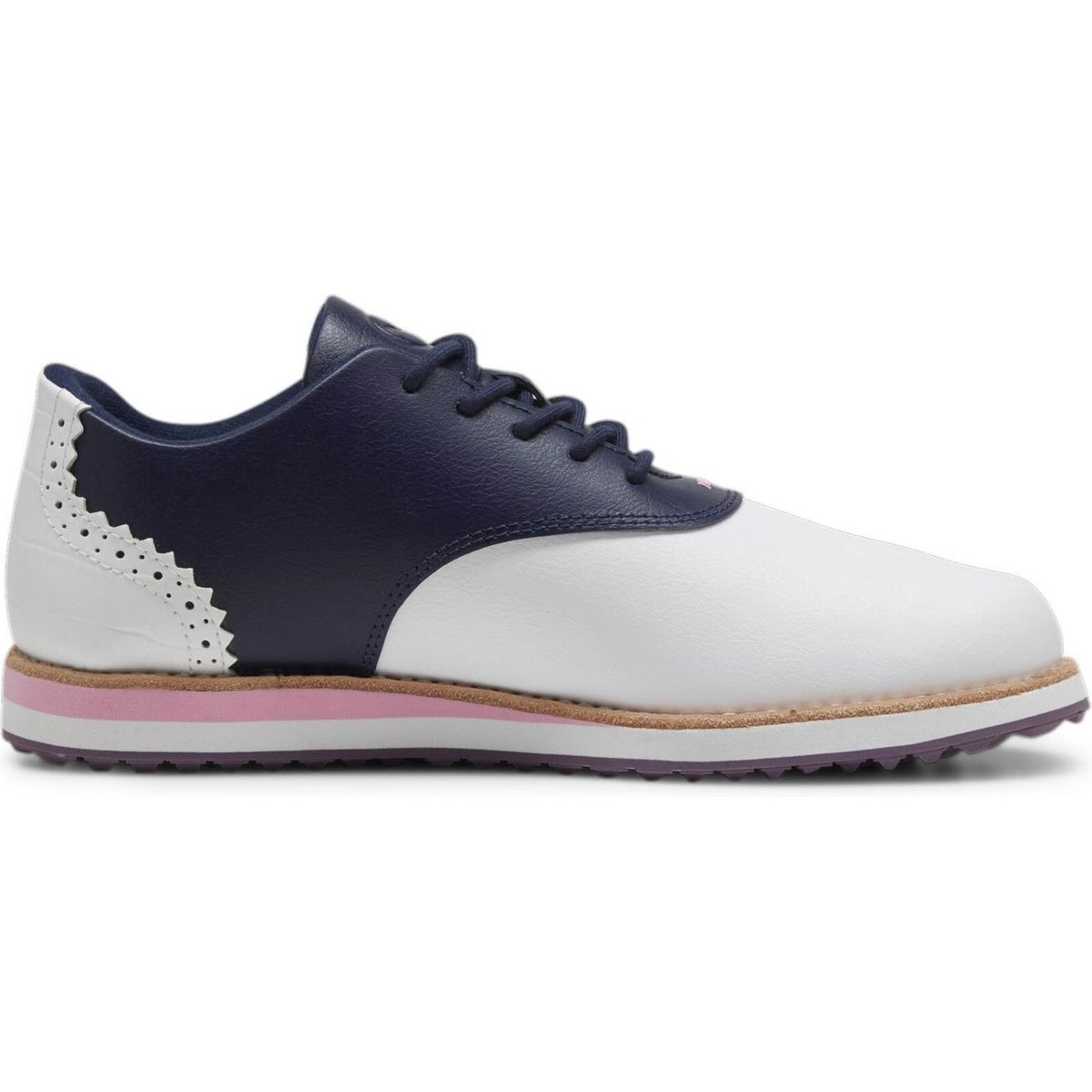 Puma Avant Vandtætte Dame Golfsko Uden Spikes - Puma White/Deep Navy - Str. 42 Normal