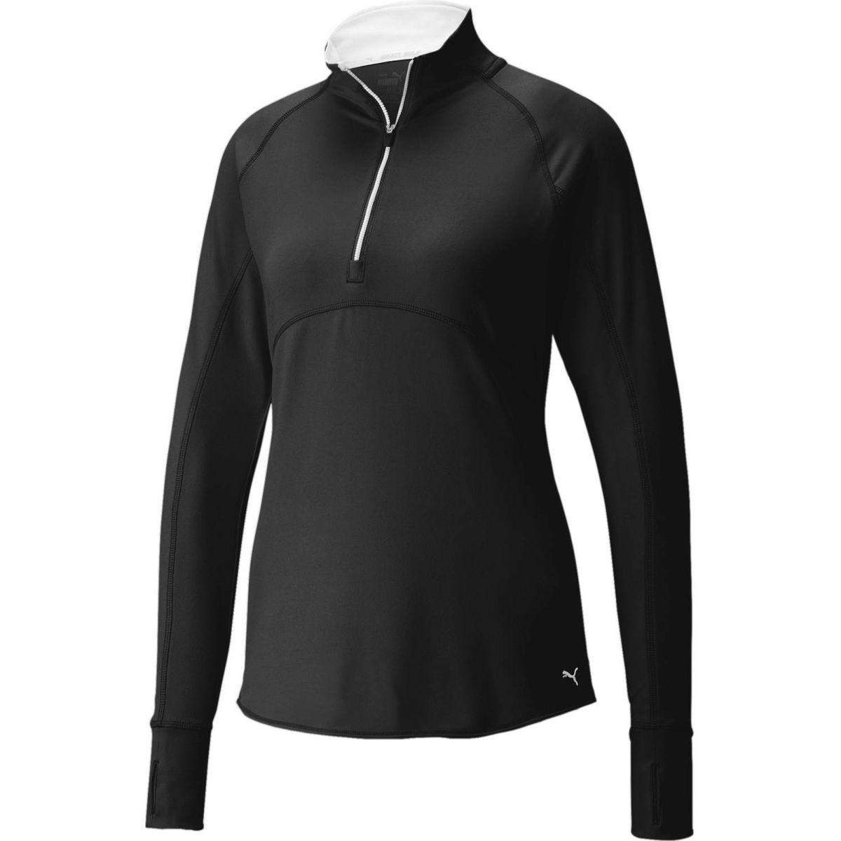 Puma Gamer 1/4 Zip Dame Pullover - Puma Black - Str. XXS