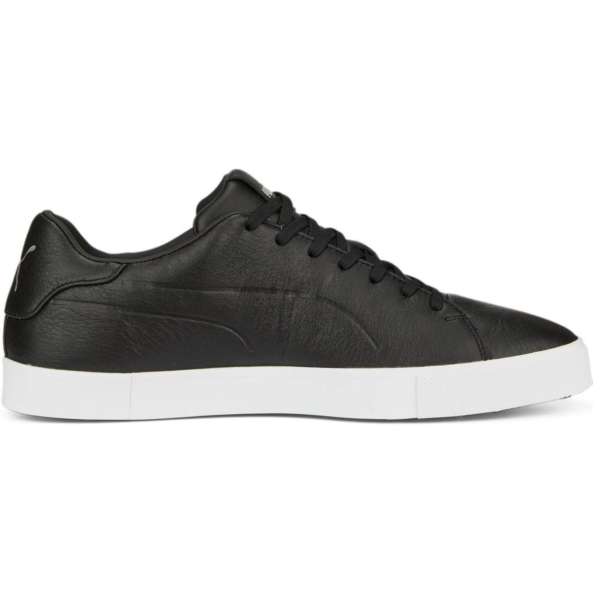 Puma Fusion Classic Vandtætte Herre Golfsko Uden Spikes - Puma Black/Puma Black - Str. 44 Normal