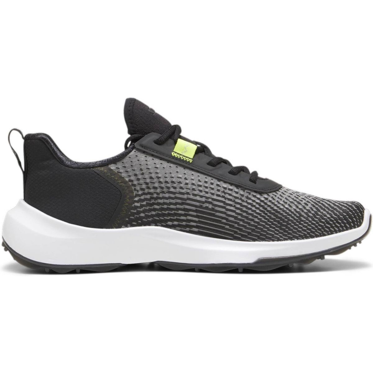 Puma Fusion Crush Sport Vandtætte Herre Golfsko Uden Spikes - Puma Black/Electric Lime - Str. 46 Normal